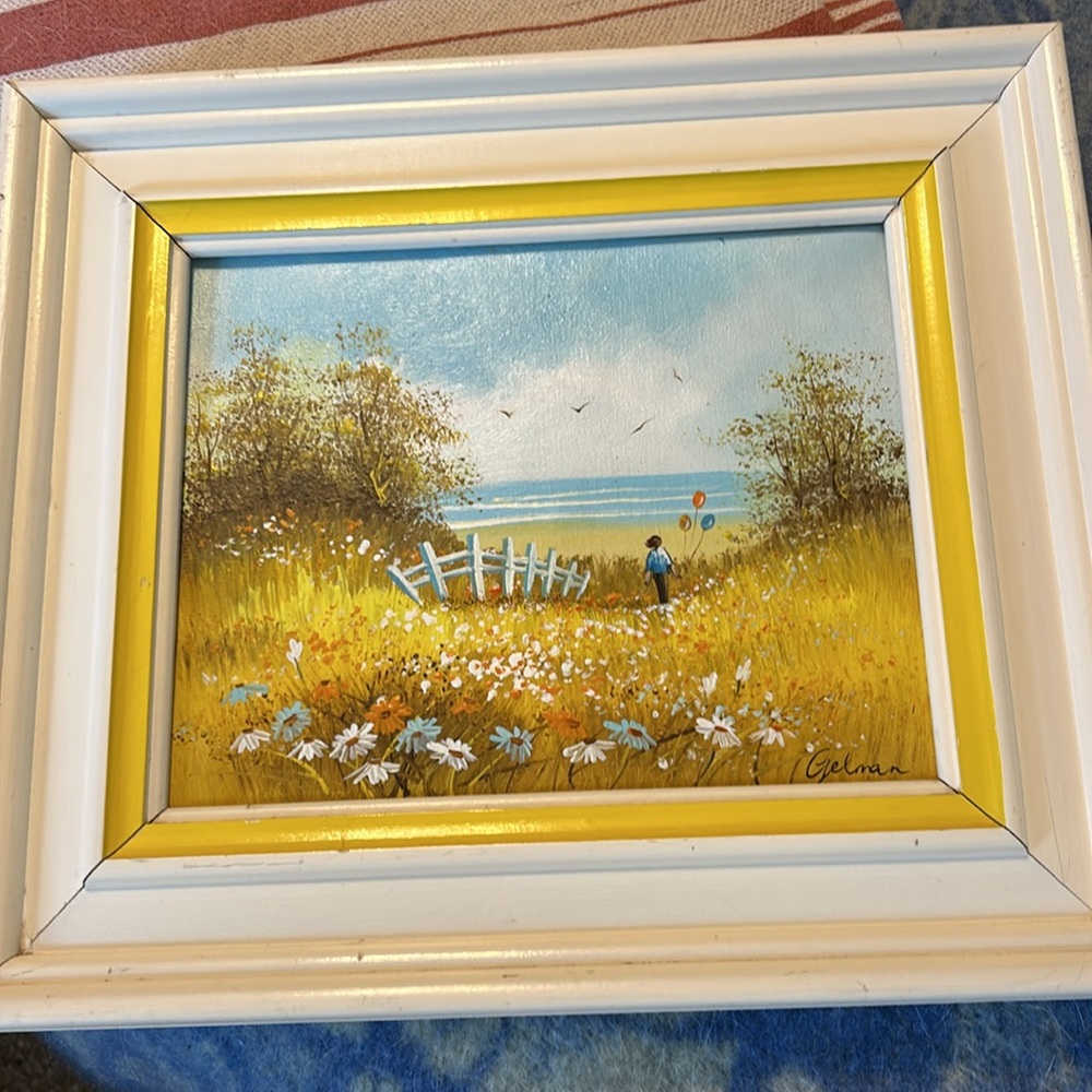 Vintage Oil Painting By Gelman frame measures
14.5x12.5 - Picture 4 of 15